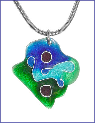 Blue/Green Cloisonne